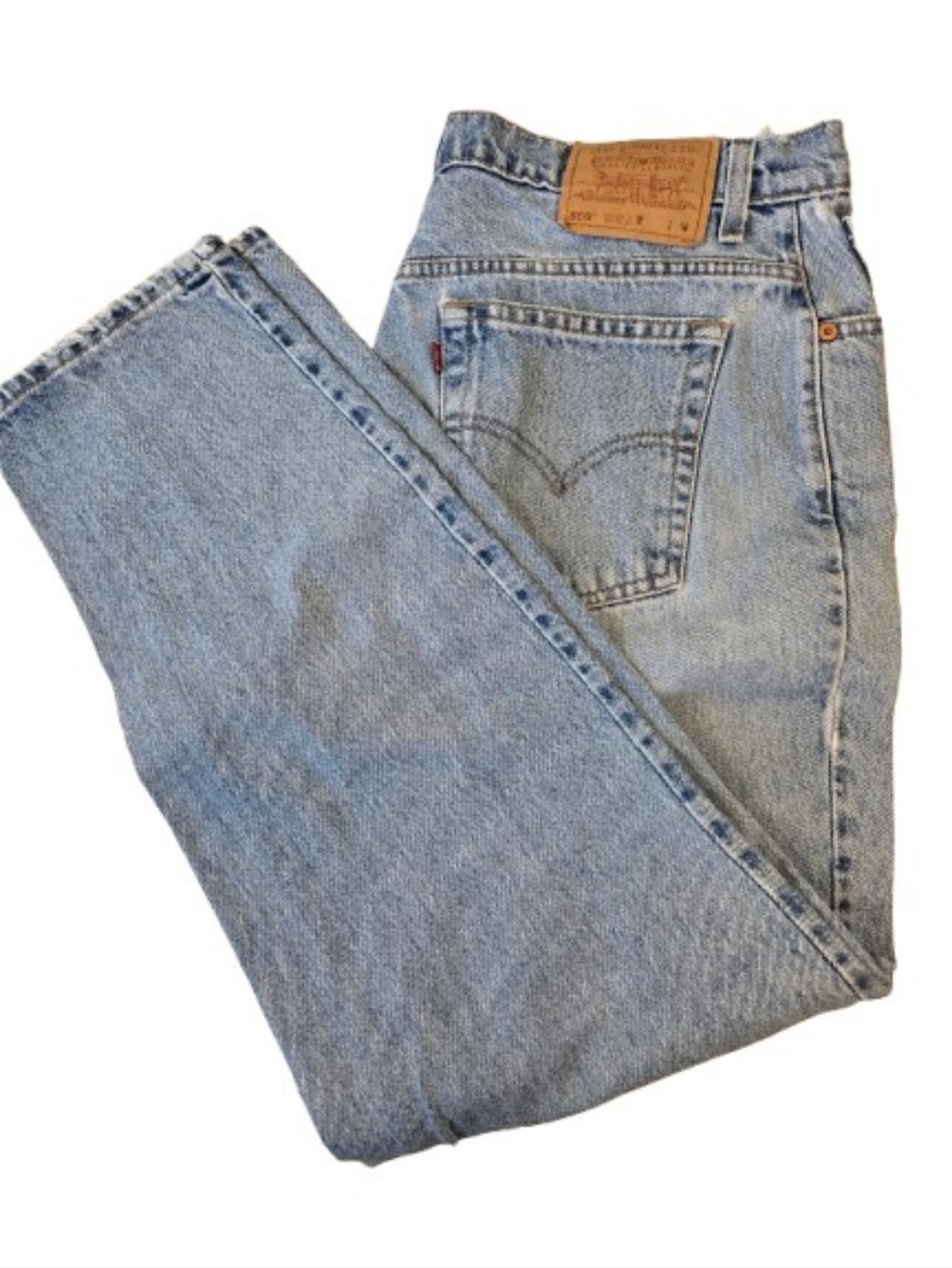 Vintage 90s Levi’s 550 Relaxed Fit Jeans Women’s 16 Light Wash